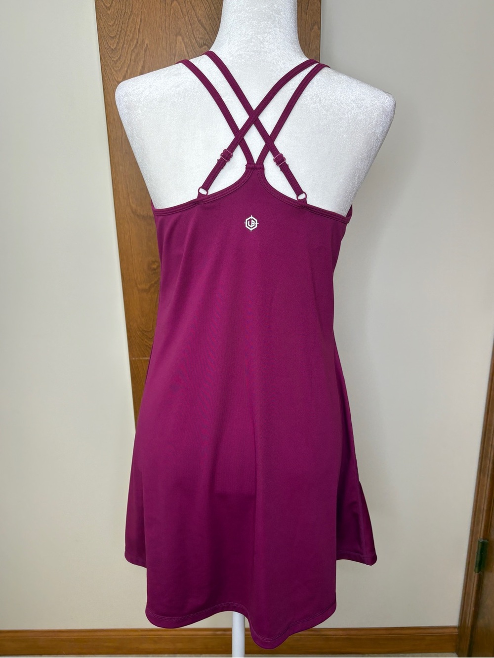 Magenta Racerback Active Dress - Picture 2 of 8